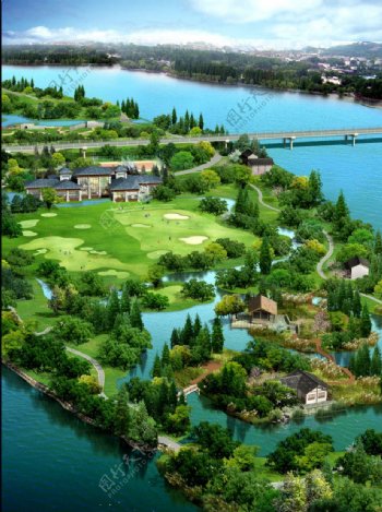 高尔夫球场环境设计图片