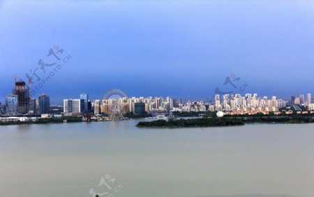 湖东胜景图片