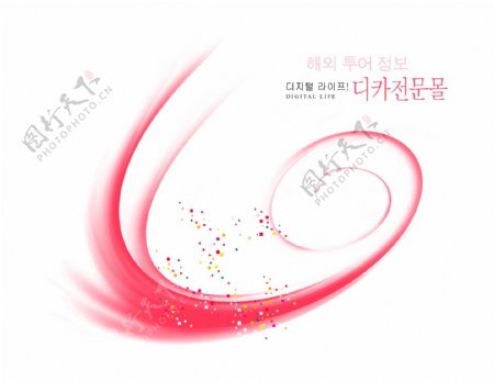 韩式淡雅底纹图片