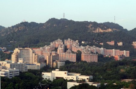 重庆工商大学宿舍楼远景图片