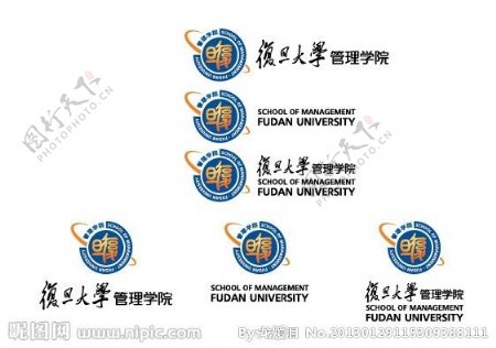 复旦管理学院矢量logo图片