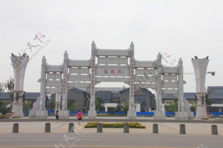胶州秧歌广场图片