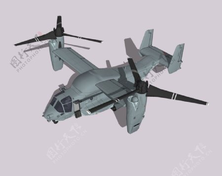 V22鱼鹰3D模型图片