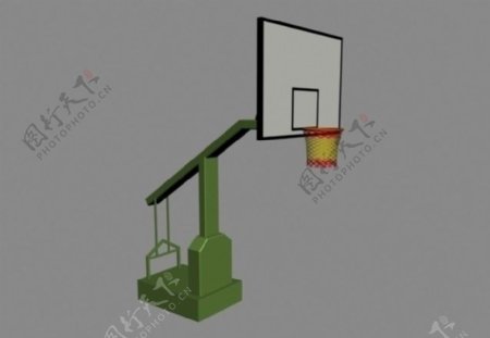 3D篮球架模型图片