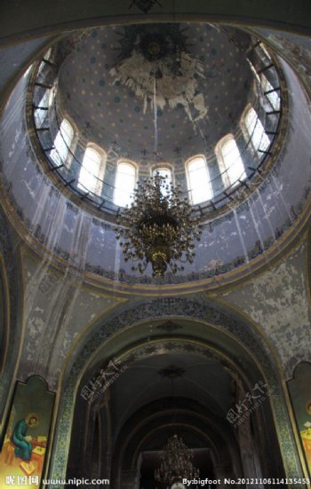 哈尔滨索菲亚教堂穹顶图片