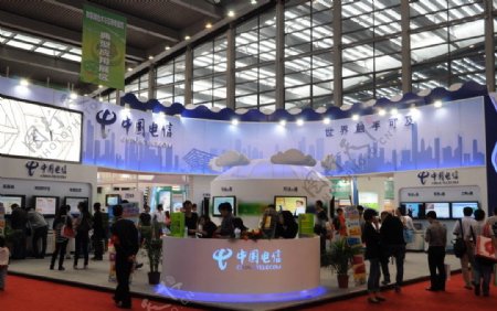 中国电信2011高交会展台图片