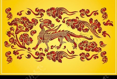 精美的古代中国麒麟图片