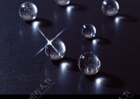 水晶珠子图片