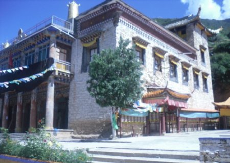 马尔康寺庙图片