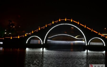 滁州南湖夜色图片