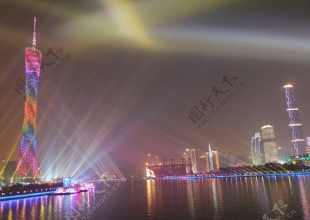 广州珠江夜景图片