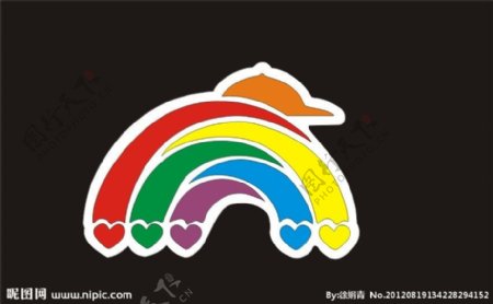 彩虹标志图片