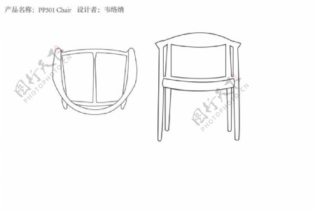 椅子线框图图片