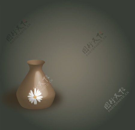 菊花瓶图片