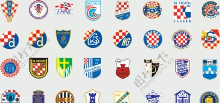 全球2487个足球俱乐部球队标志克罗地亚图片