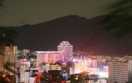 福永夜景图片
