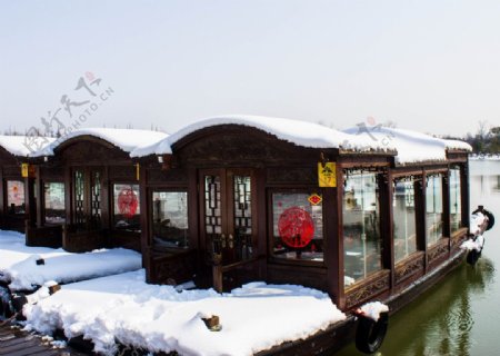 扬州雪景图片