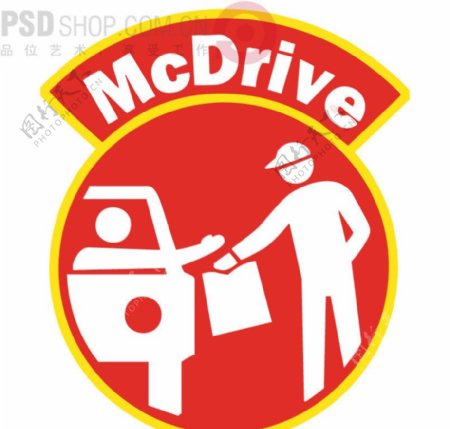 mcdrive标志设计图片