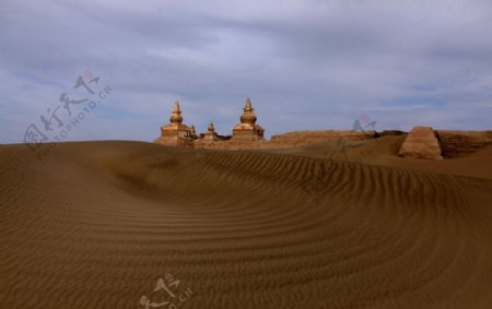 黑水城沙漠图片