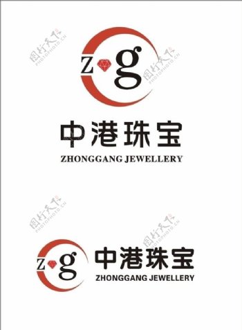 中港珠宝logo图片
