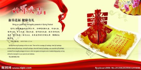 2013年春节宣传册图片