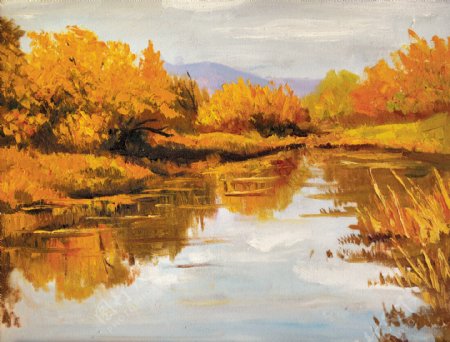 河畔之秋图片