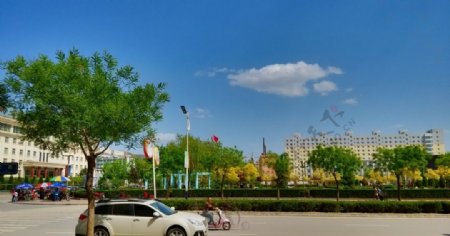 文化广场美景图片