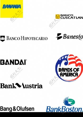 bankband开头logo标志图片