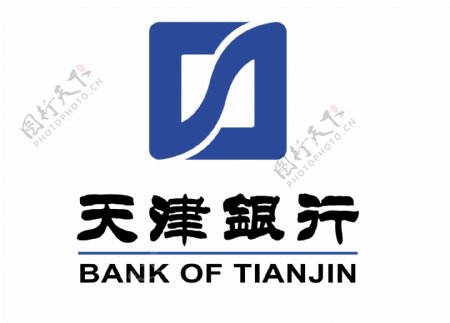 天津银行矢量标志图片