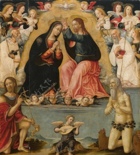 圣母加冕图片