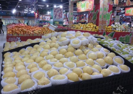 超市里的水果图片