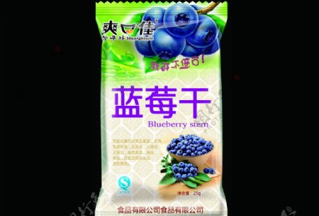 蓝莓干蓝莓食品包装图片