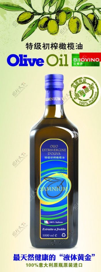 意大利进口橄榄油广告图片