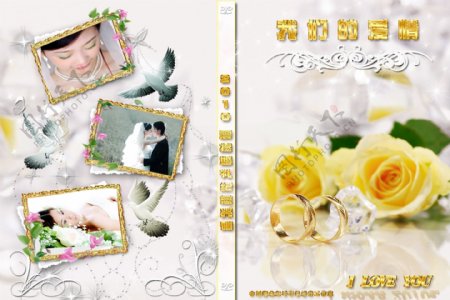 结婚婚庆光盘封面图片