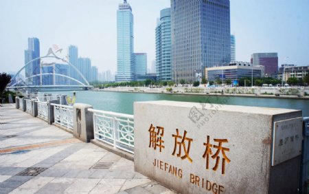 天津海河沿岸图片