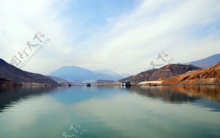 四川汉源湖图片