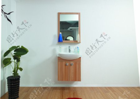 卫浴浴室柜高清大图家具现代居家图片