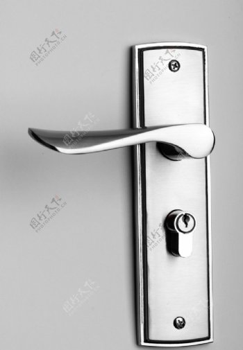 金属门锁直把门锁拉手图片