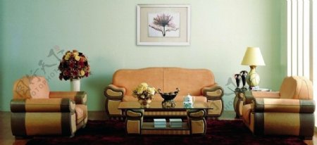 欧式沙发米奇黄图片