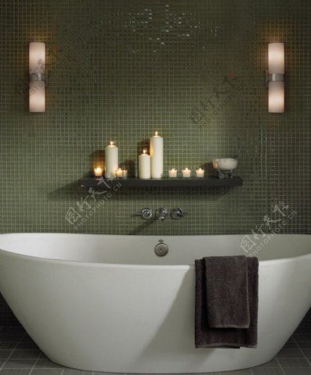 浴缸壁灯图片