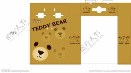 熊熊包装盒图片