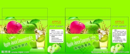 苹果汁箱图片