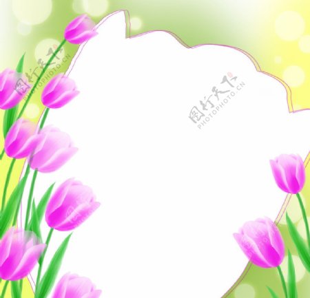 花卉背景设计图片