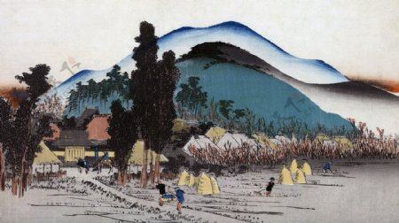 富士山浮世绘图片
