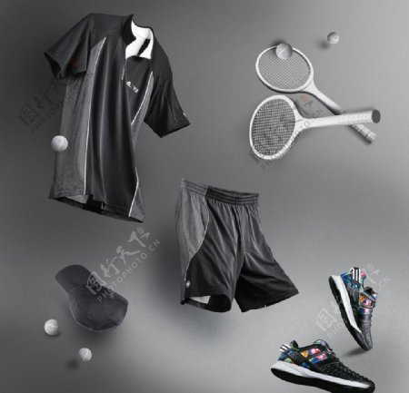 网球运动装备图片