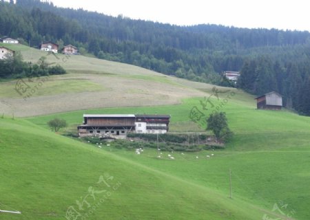 奥地利阿尔卑斯山风光图片