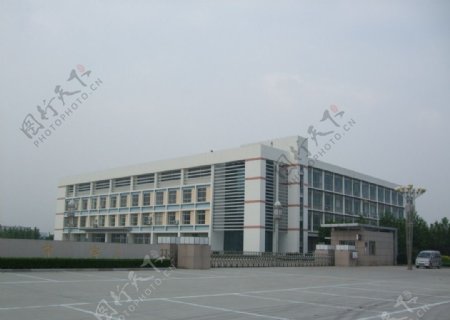临邑县第一中学南门与角楼图片