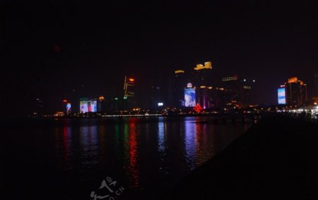 浮山湾夜景图片