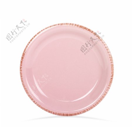 粉色陶瓷沙拉盘图片