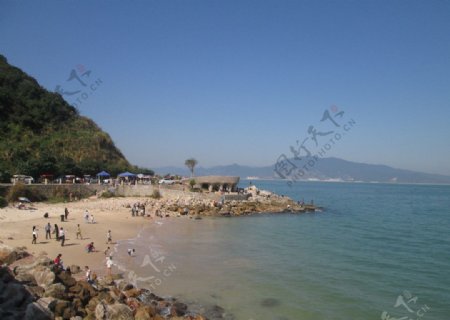 杨梅坑海滩图片